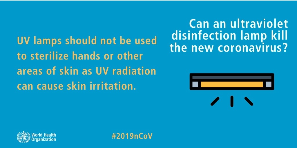 Can an ultraviolet disinfection lamp kill the new coronavirus?