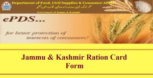 jammu & kashmir ration card application form 2024