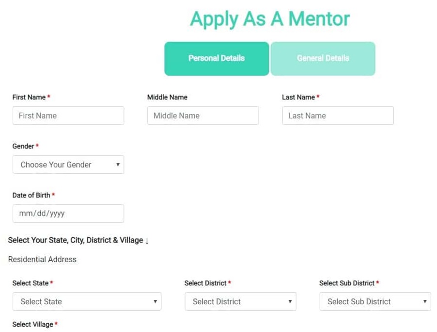 apply as a mentor