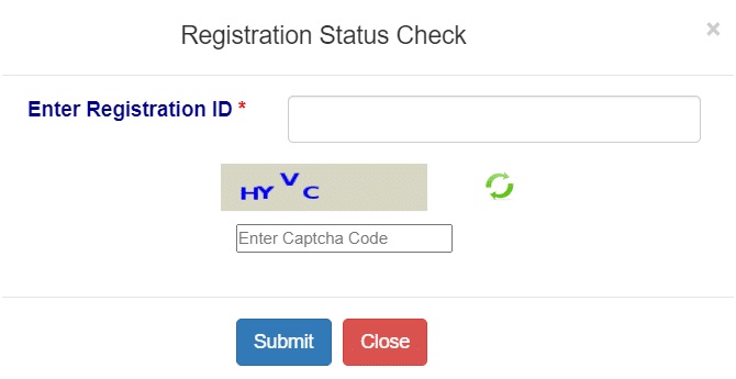 check registration status