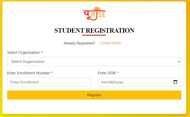 u-rise portal registration