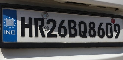 haryana high security registration plates