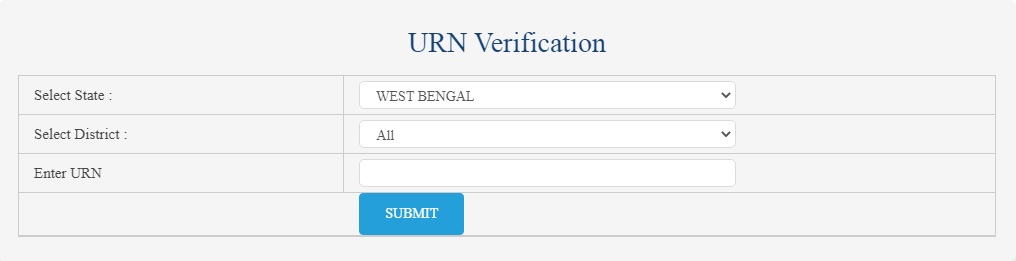 urn verification
