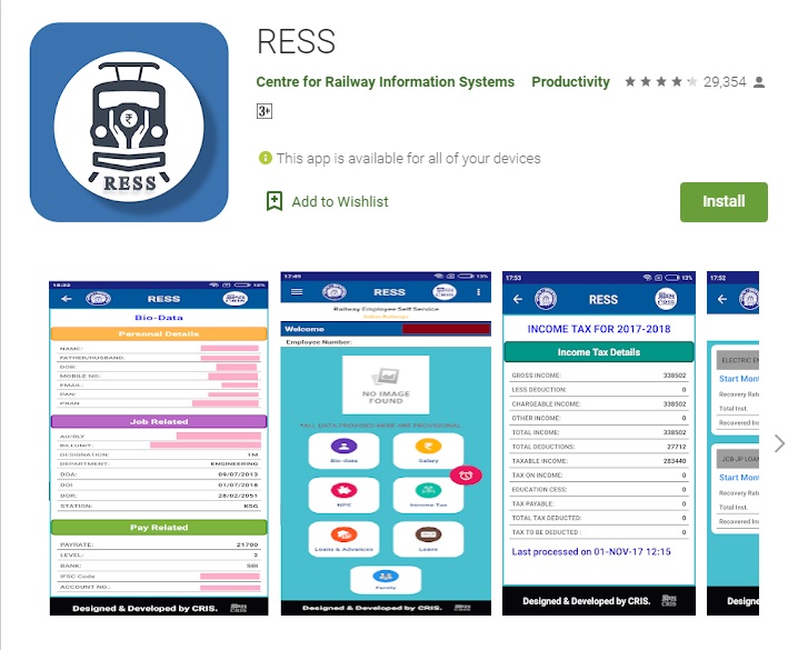 ress mobile app