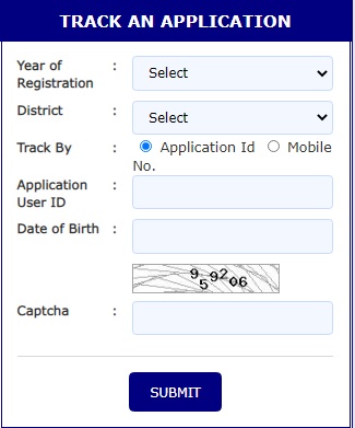 track an application