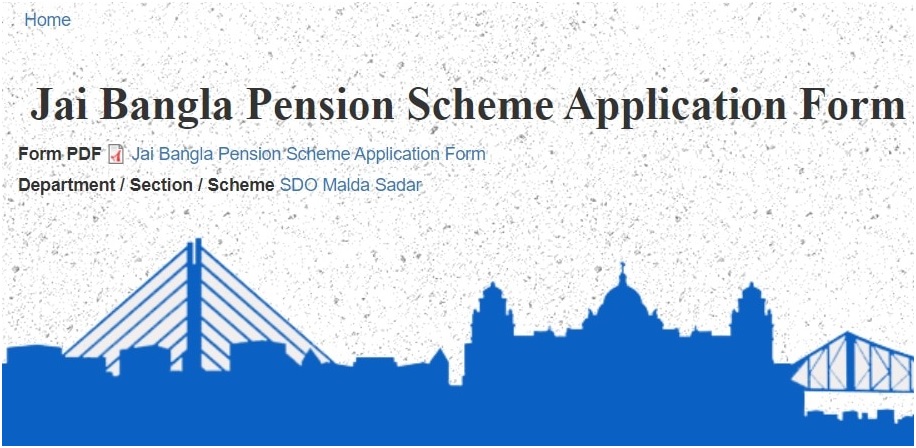 jai bangla pension scheme application form