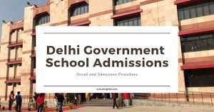delhi govt school admission online registration