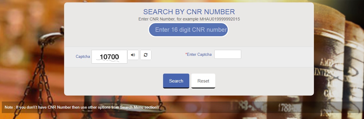 search by cnr number