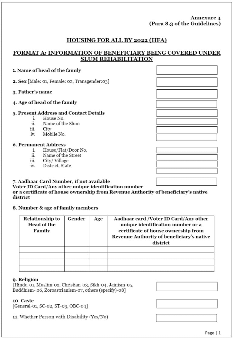 chandigarh housing board pmay application form