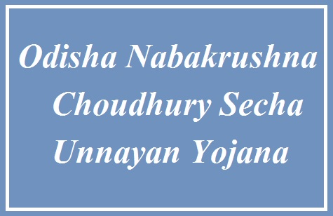 odisha nabakrushna choudhury secha unnayan yojana