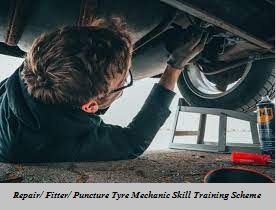repair/ fitter/ puncture tyre mechanic skill training scheme 2024