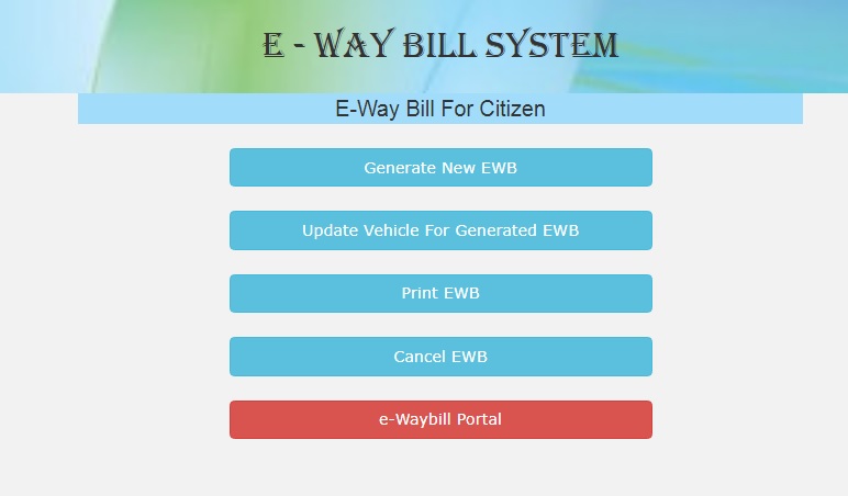 e-way bill for citizen