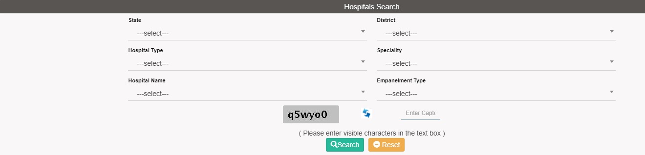 search hospital