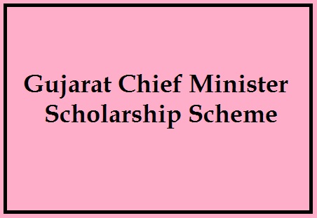 gujarat chief minister scholarship scheme