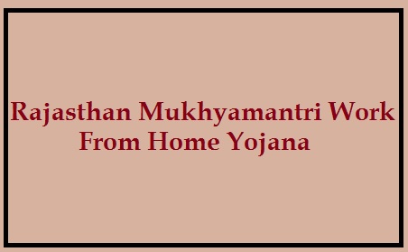 rajasthan mukhyamantri work from home yojana