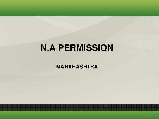 maharashtra na permission application